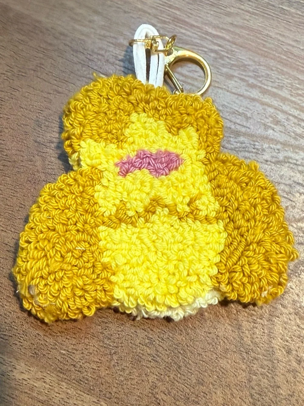 Animal Crossing Punch Needle Bag Charm Keychain
